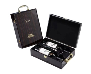 Hộp Sơn Mài đôi  (2 chai)