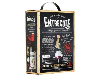 Rượu vang Entrecote Merlot Cabernet Sauvignon 3L (14%)