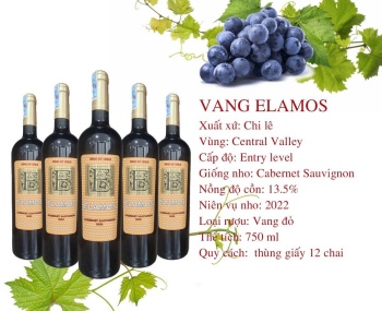 Rượu vang Chile Elamos Cabernet Sauvignon