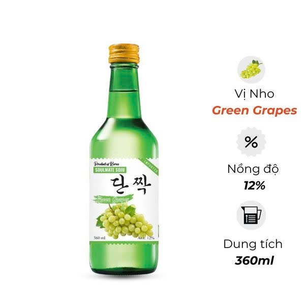SOJU GREEN GRAPES (NHO XANH)