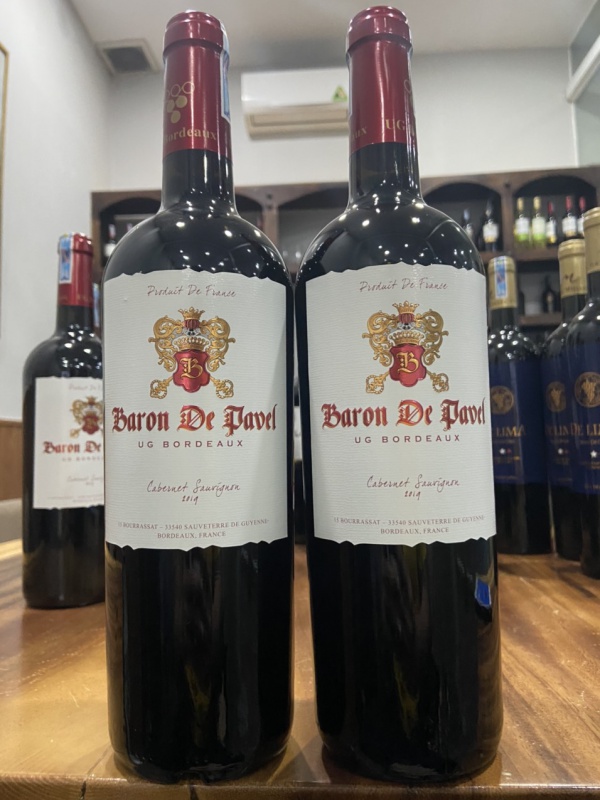 Rượu vang Pháp Baron De Pavel