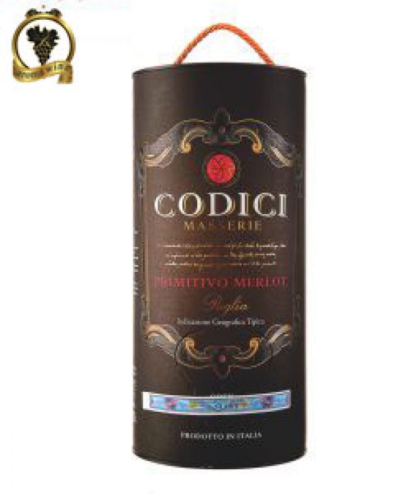 Rượu vang Codici 3L (13,5%)