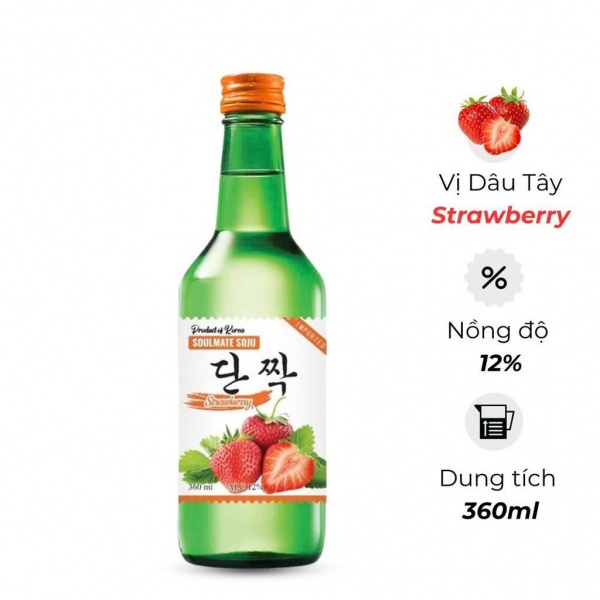 SOULMATE SOJU (Strawberry-Dâu)