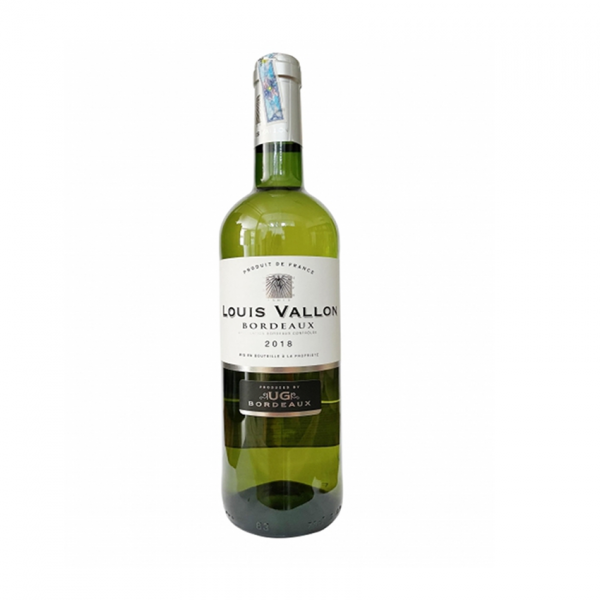 Rượu vang Pháp Louis Vallon Bordeaux Blanc 750ml