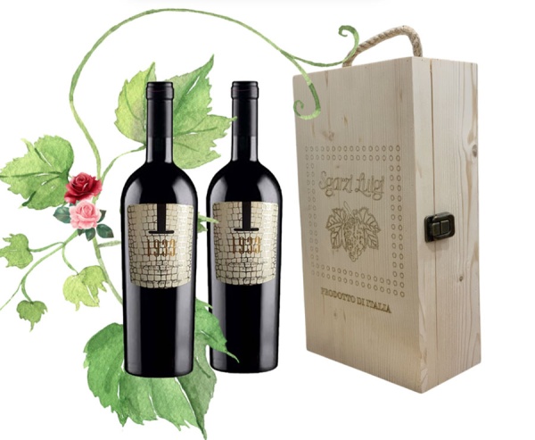 Rượu vang Ý 1933 Rosso - Hộp gỗ đôi 2 chai