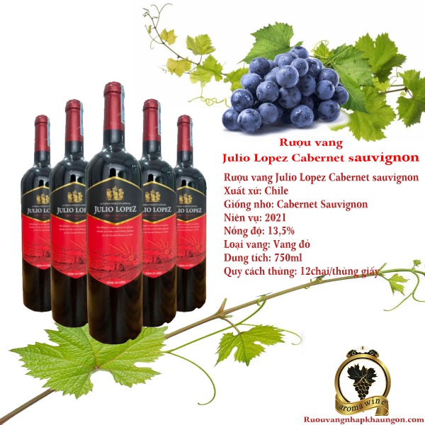 Rượu vang Julio Lopez Cabernet sauvignon